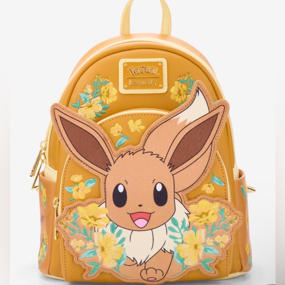 New Loungefly Pokémon Eevee Floral Backpack